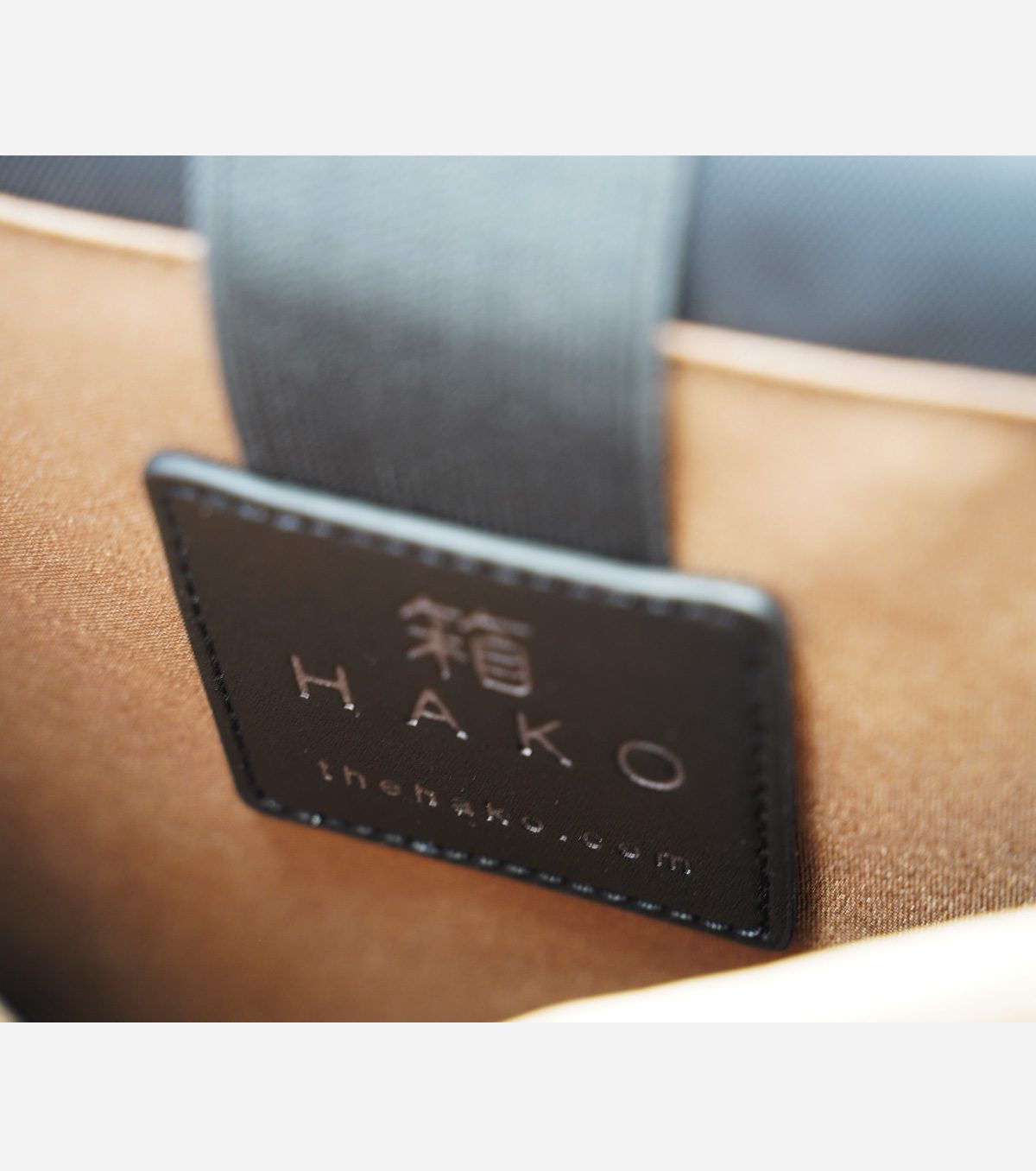 hako one randoseru backpack embossed logo